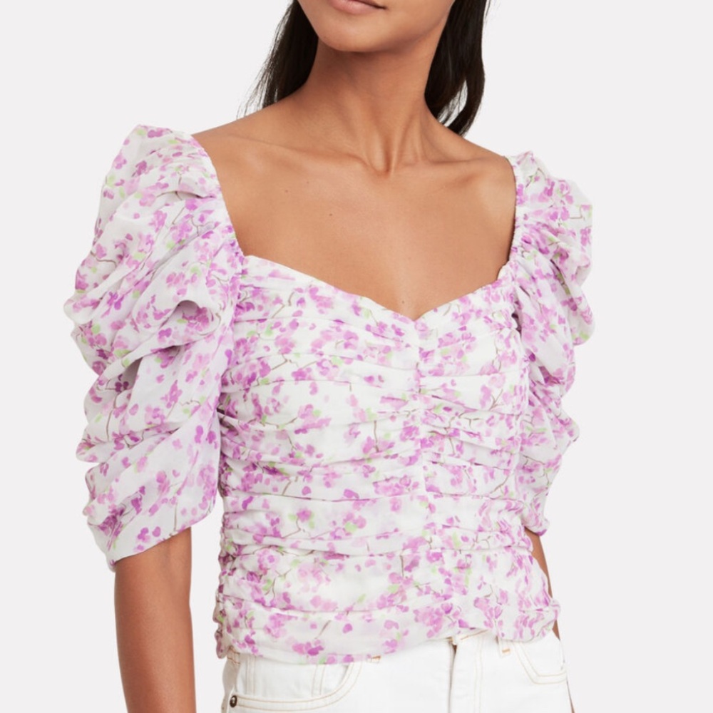 Caroline constas silk blouse